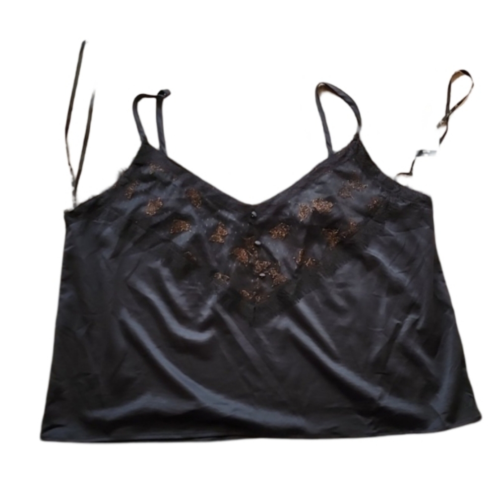 NWT Jessica Simpson‎ Black Camisole Top Women's Size Plus 3X.